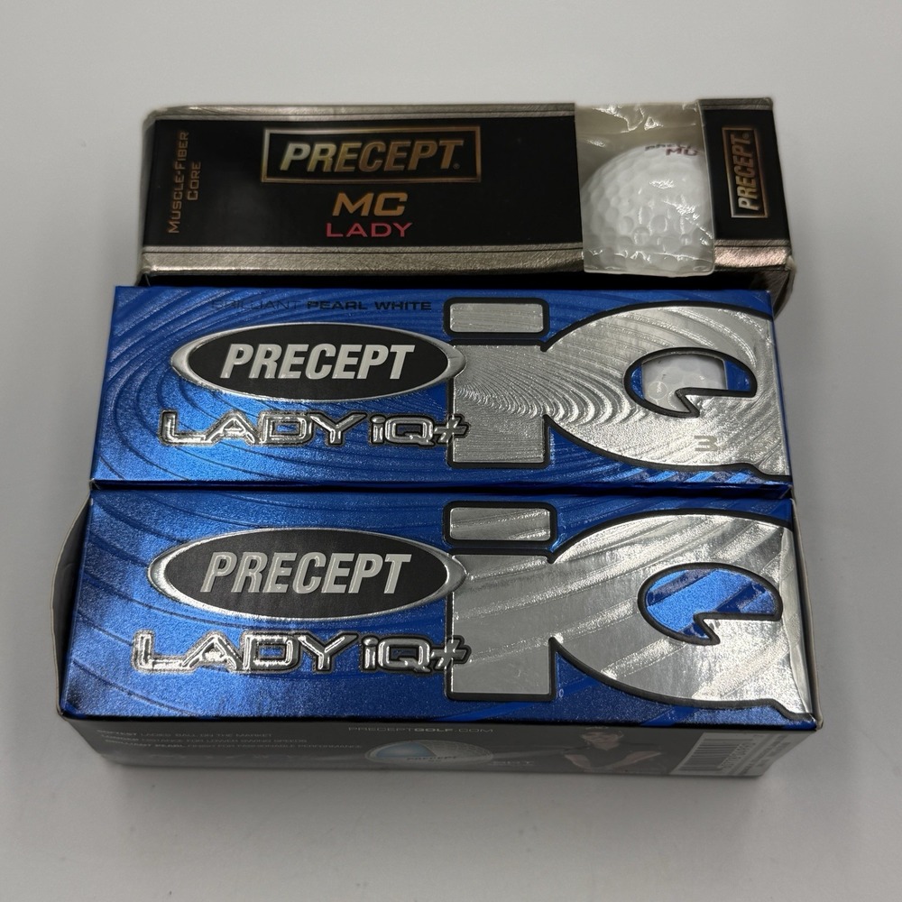 Precept Lady iQ+ MC Lady Golf Balls Paula Creamer Lot 3 Sleeves 9 Balls USA